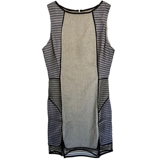 Endless Rose Mesh Panel Bodycon Mini Dress Gray Black – Size Small NWT - Picture 1 of 8